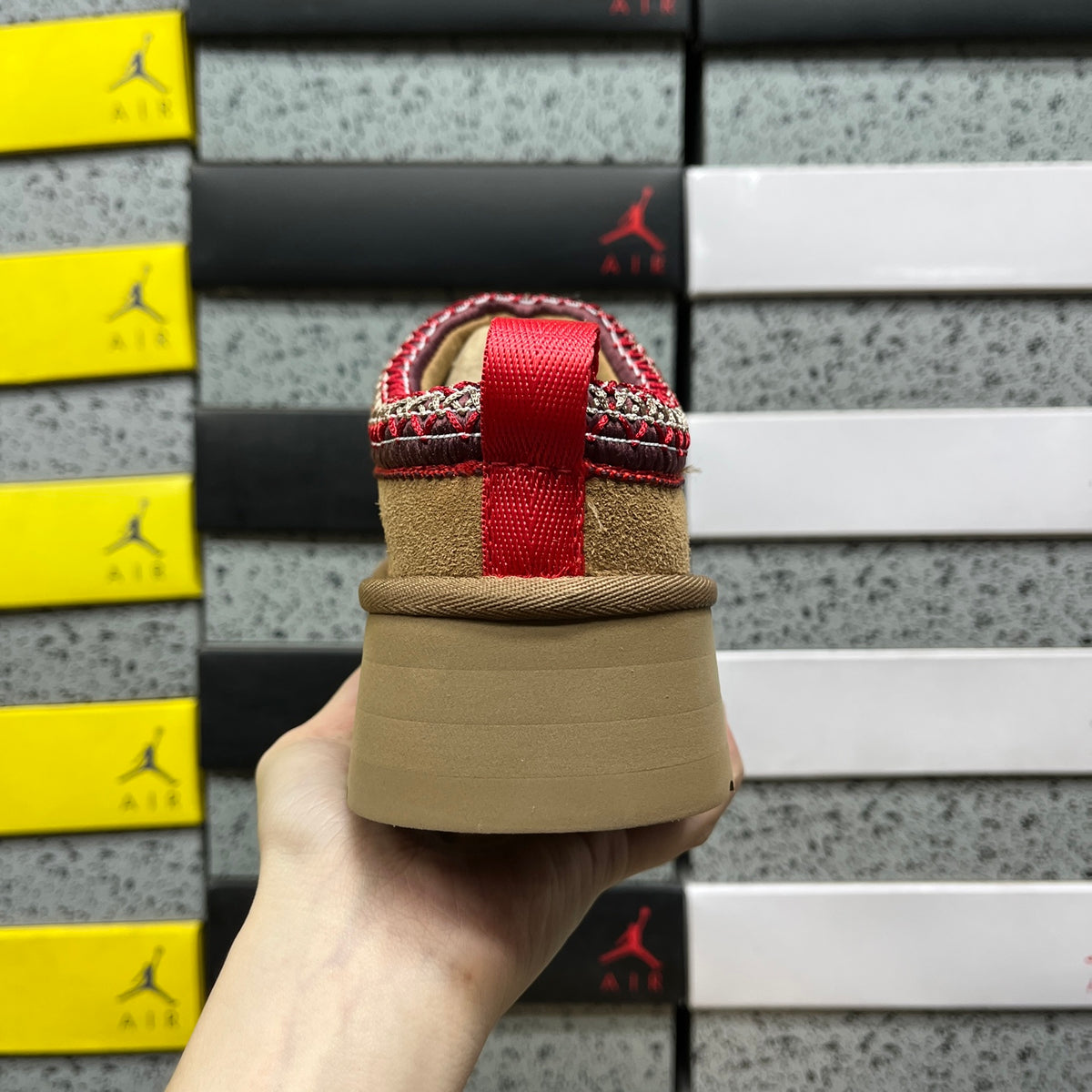 Chestnut Platform Slip-On Shoes