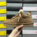Chestnut Chunky-Sole Lace-Up Shoes