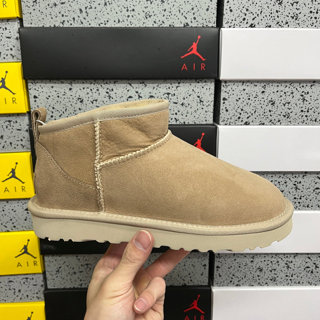Sand Mini Pull-On Ankle Boots