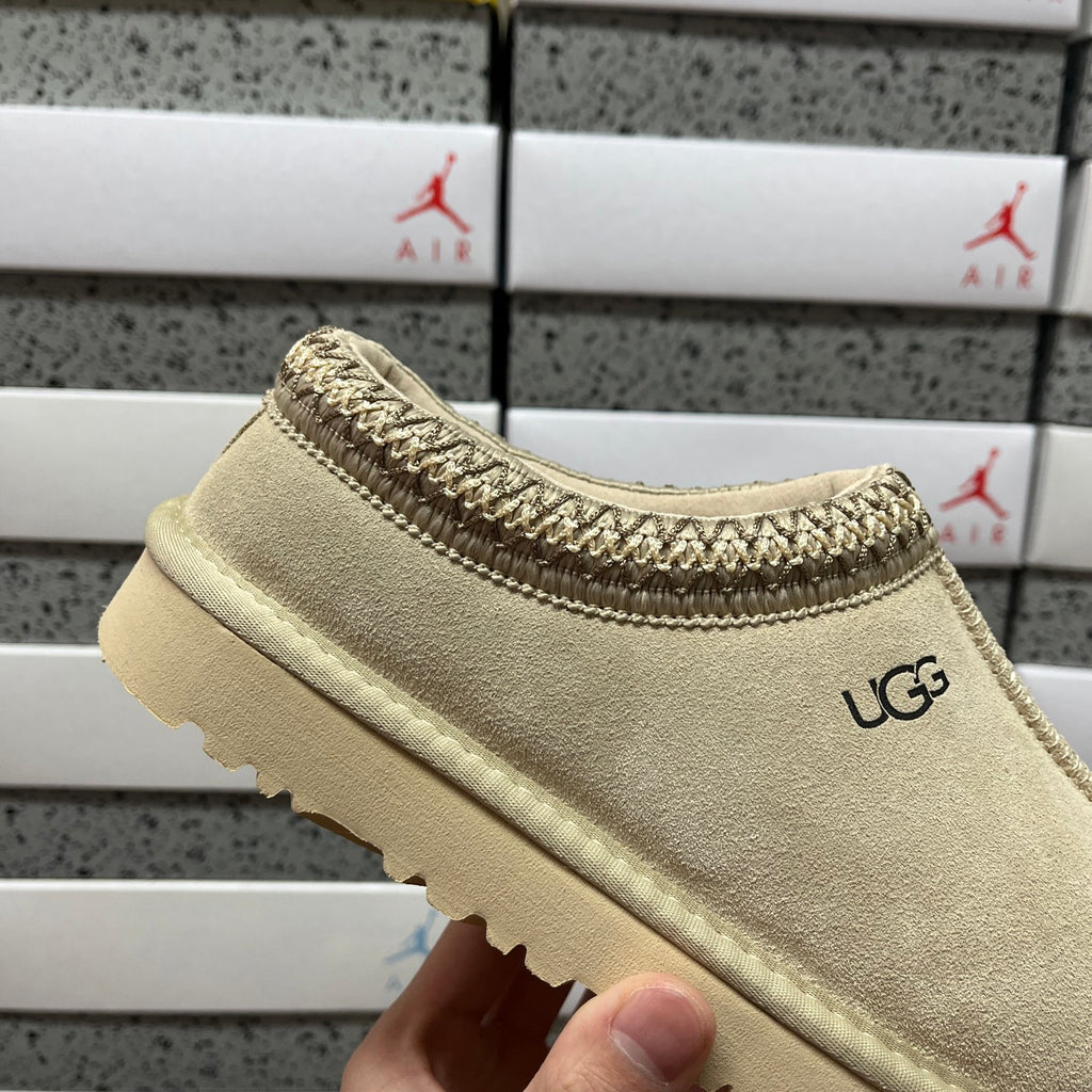 Mustard Seed Slip-On Shoes with Braided Collar