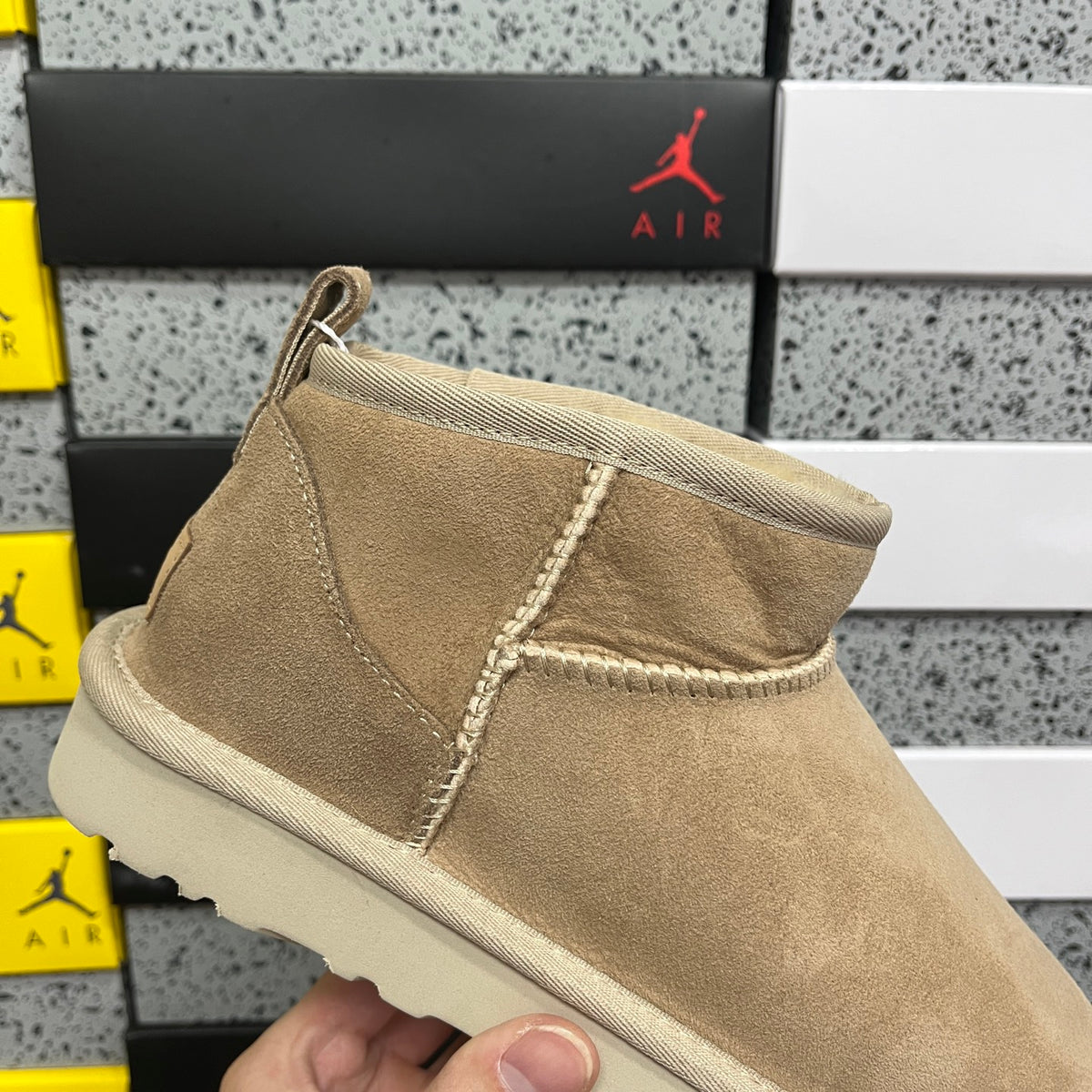 Sand Mini Pull-On Ankle Boots