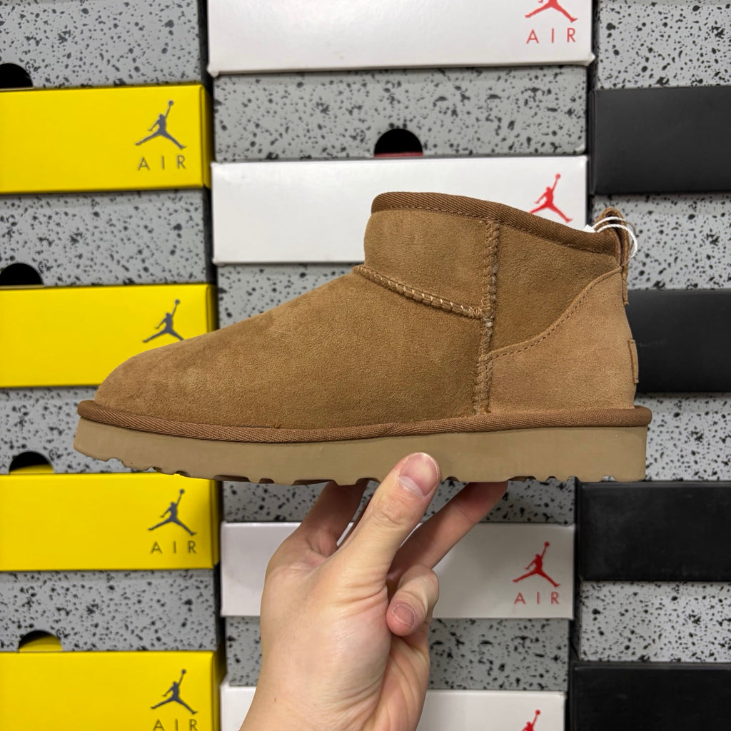 Chestnut Mini Pull-On Ankle Boots