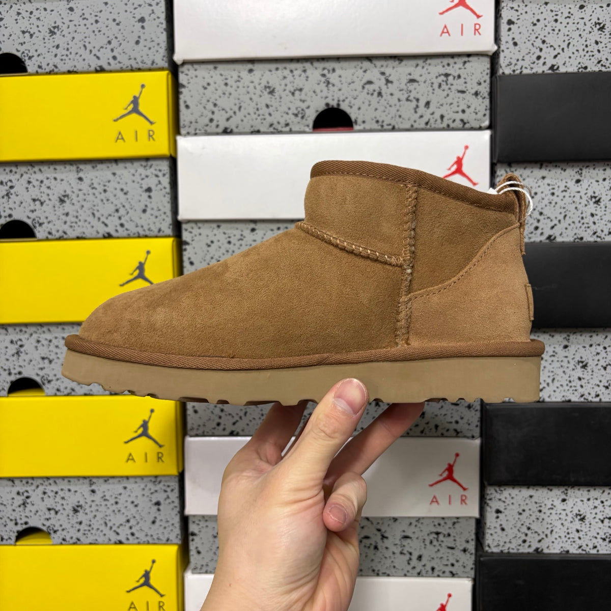 Chestnut Mini Pull-On Ankle Boots
