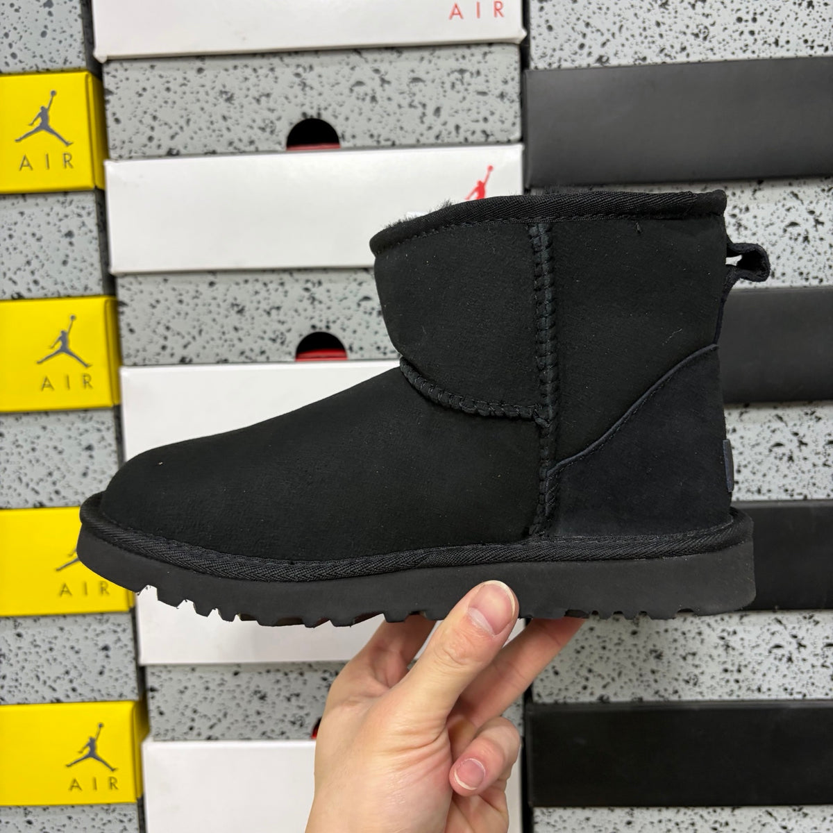 Black Classic Mini Pull-On Ankle Boots