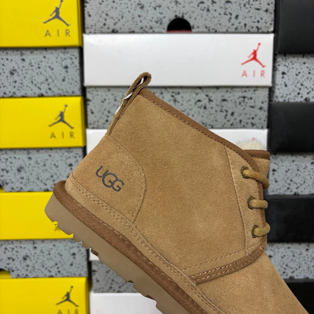 Chestnut Lace-Up Chukka Ankle Boots
