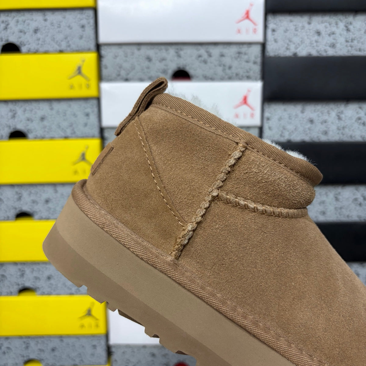 UGG Chestnut Platform Mini Boots