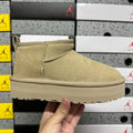 UGG Mustard Platform Mini Boots