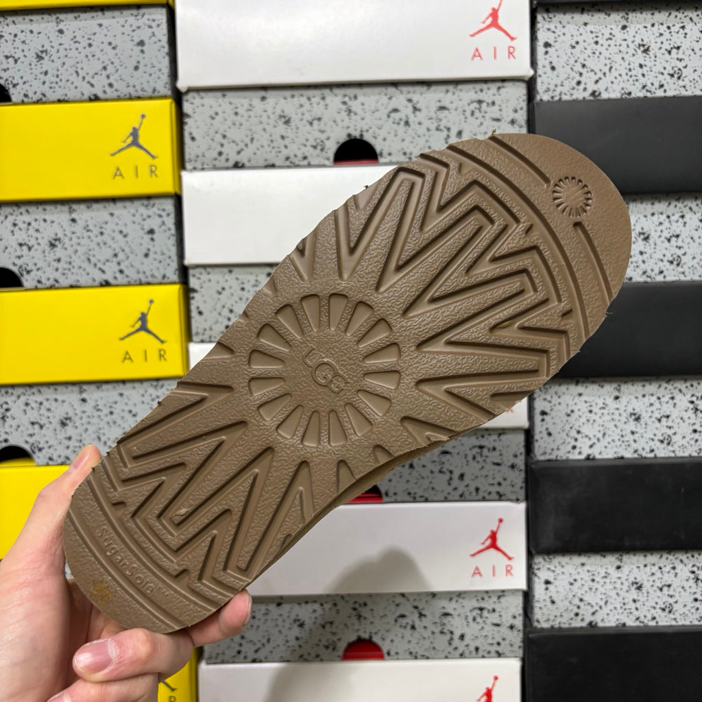 Sand Lace-Up Chukka Ankle Boots