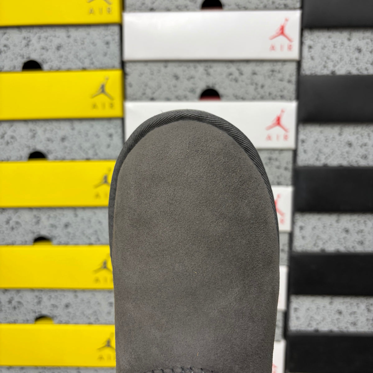 Grey Mini Casual Boots