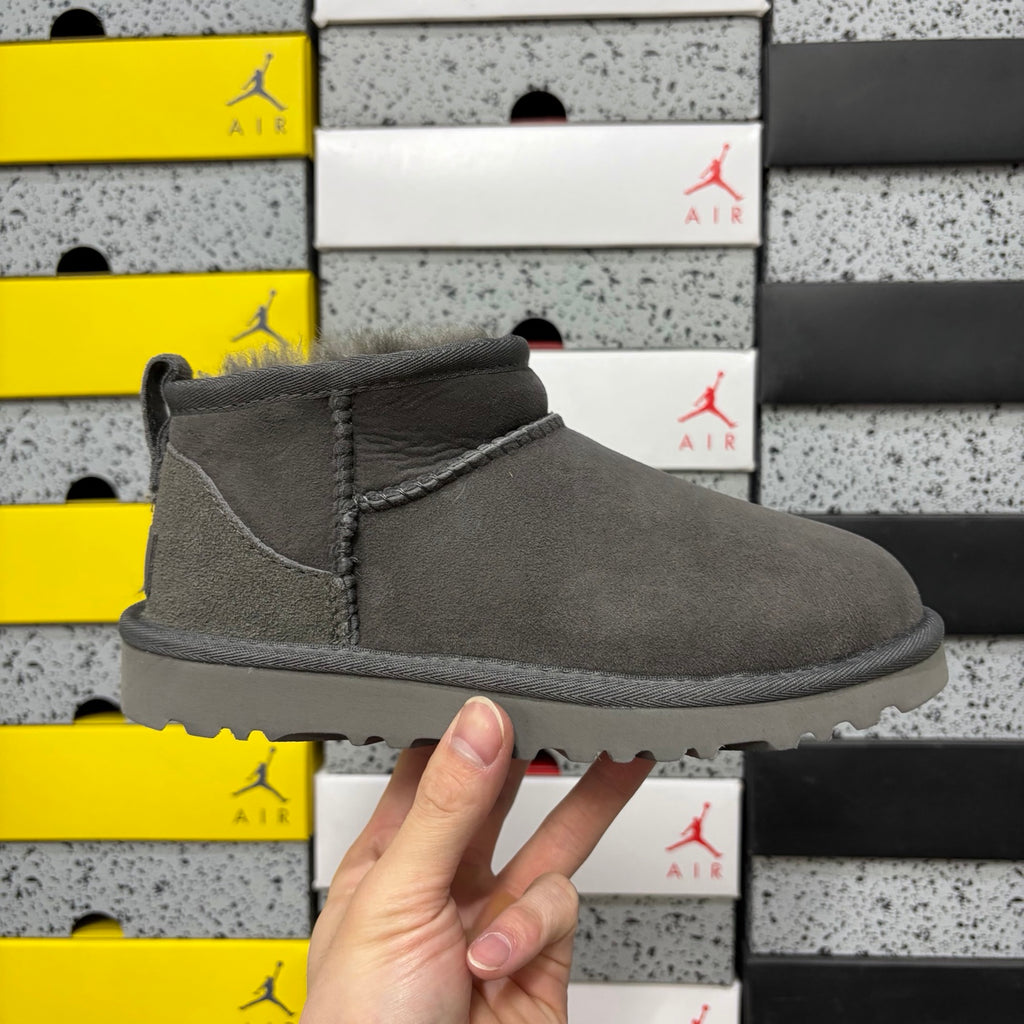 Grey Mini Casual Boots