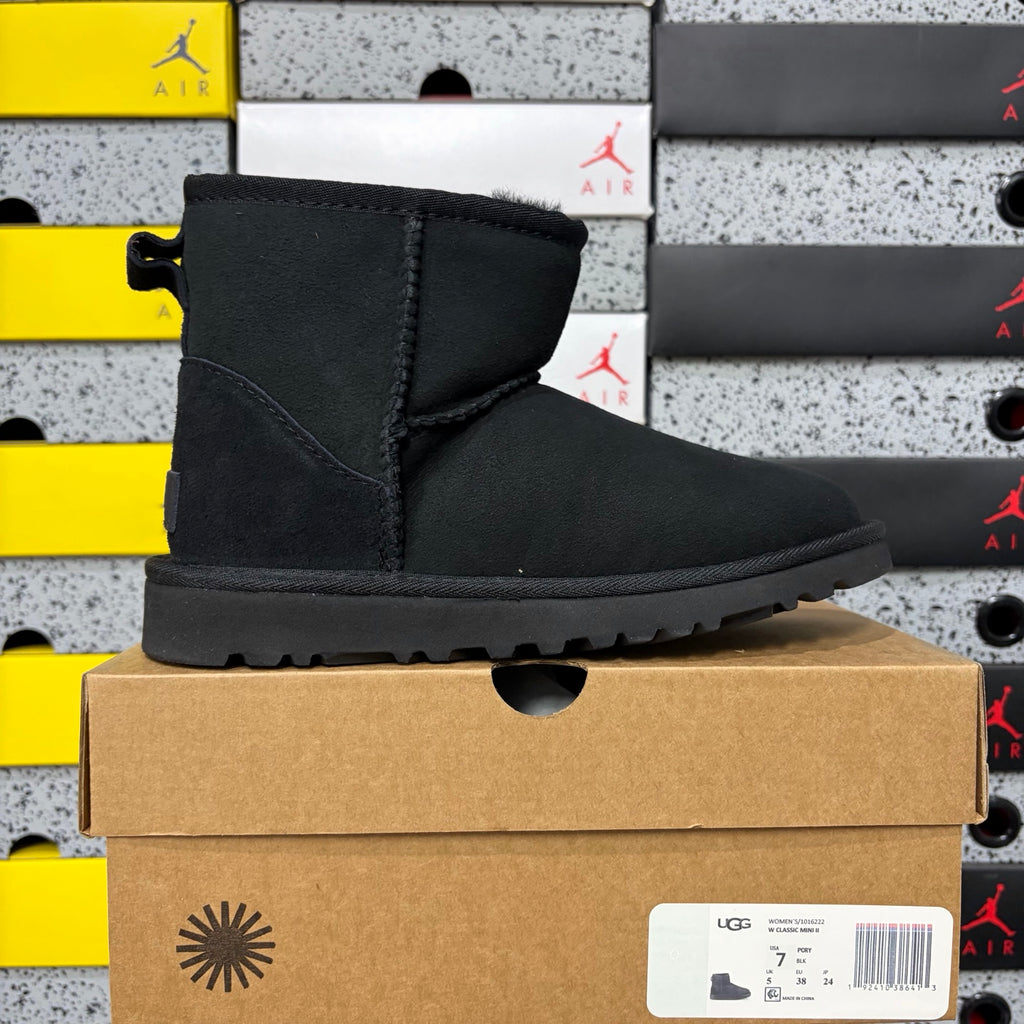 Black Classic Mini Pull-On Ankle Boots