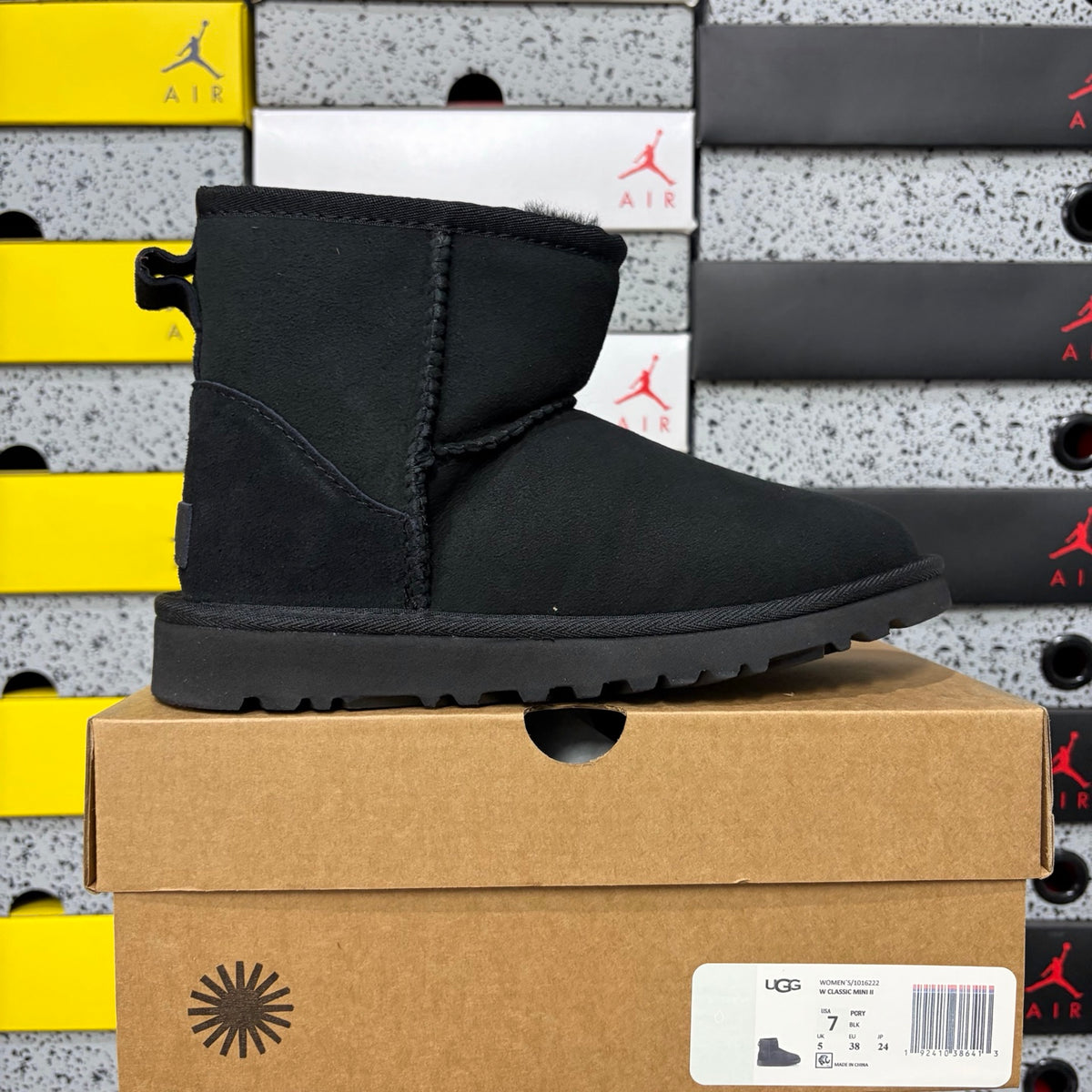 Black Classic Mini Pull-On Ankle Boots