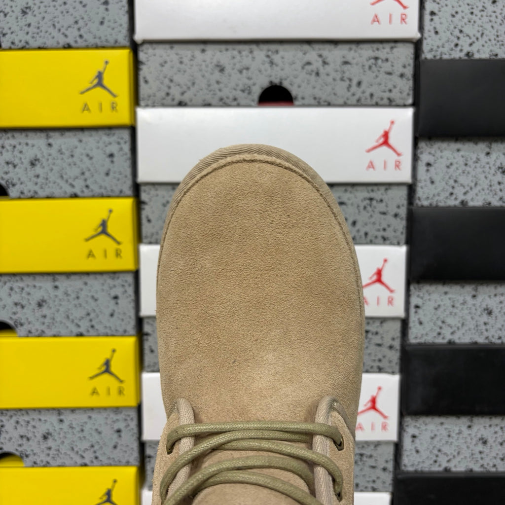 Sand Lace-Up Chukka Ankle Boots