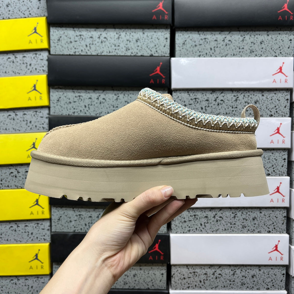 UGG Platform Slip-On Shoes in Sand | Style 1122553