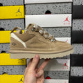 Sand Chunky-Sole Lace-Up Shoes
