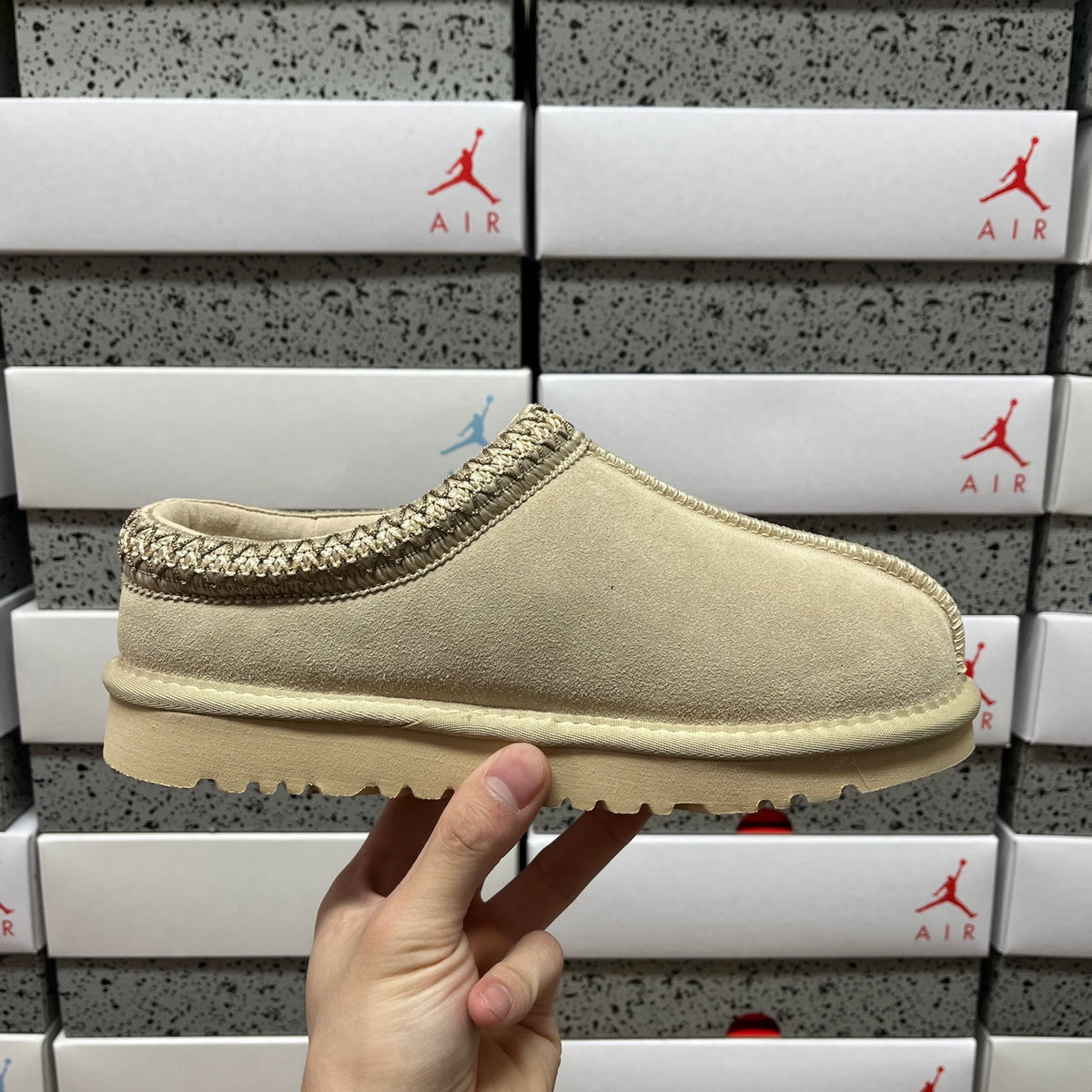 Mustard Seed Slip-On Shoes with Braided Collar