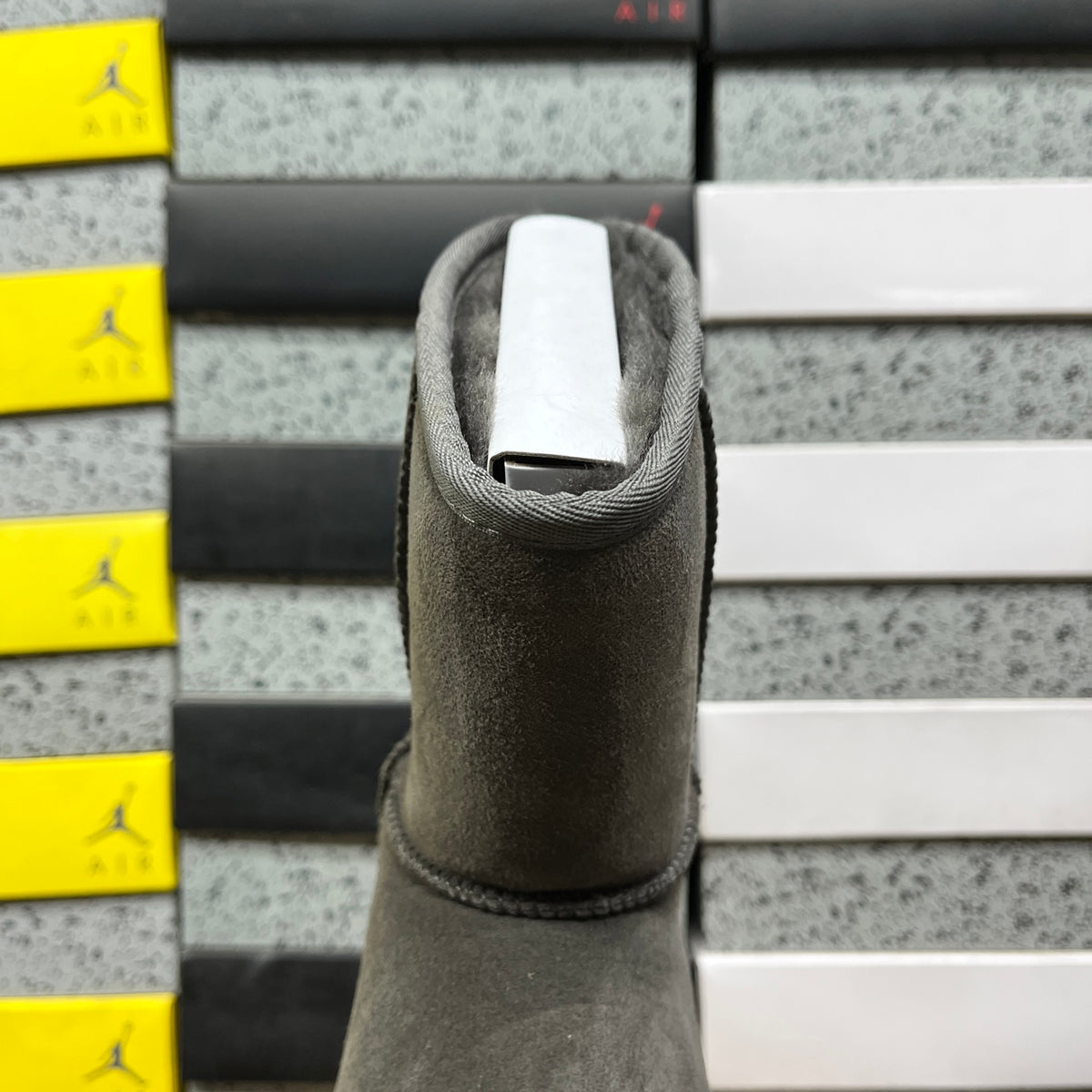 Grey Classic Short Pull-On Boots