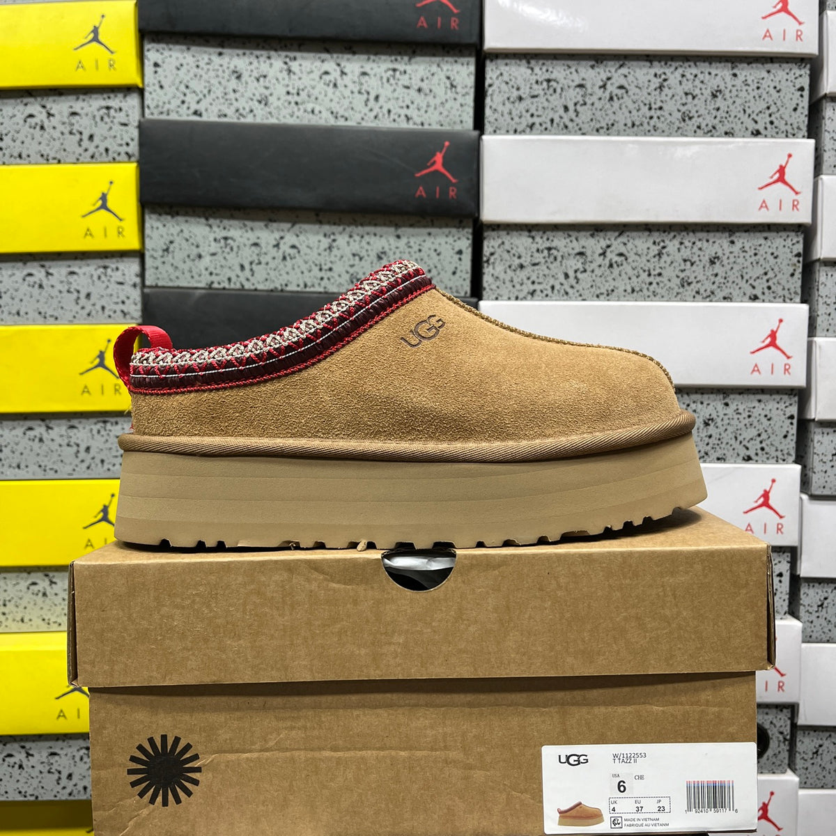 Chestnut Platform Slip-On Shoes