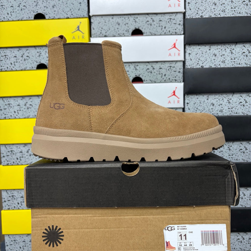 Chestnut Chunky-Sole Chelsea Boots