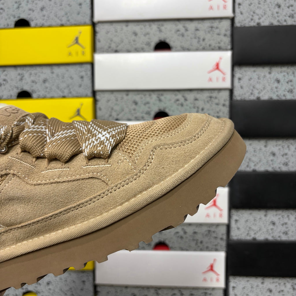 Sand Chunky-Sole Lace-Up Shoes