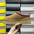 Chestnut Platform Slip-On Shoes