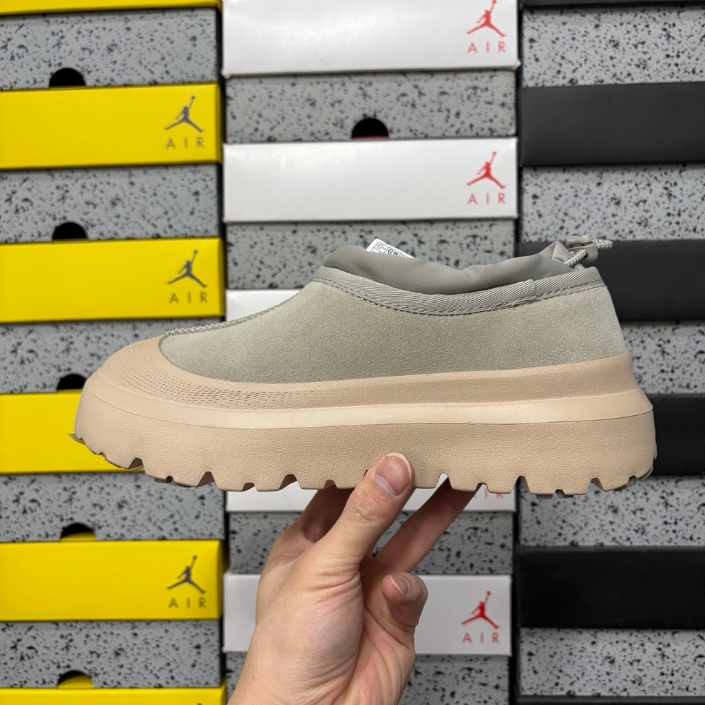 Light Grey Slip-On Shoes with Cream Chunky Sole