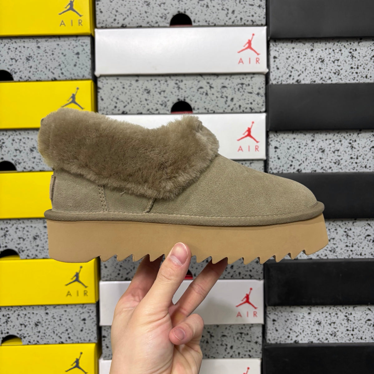 Brown Platform Boots