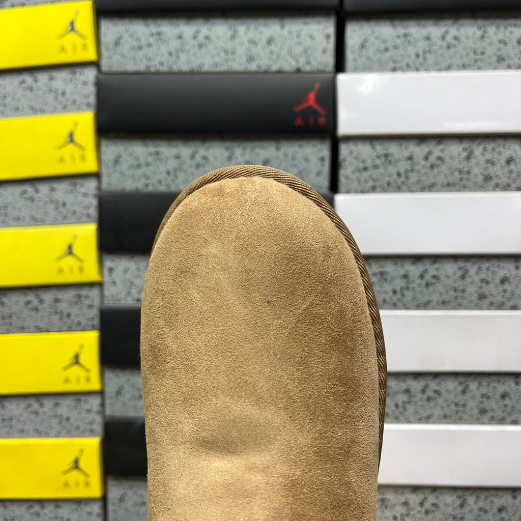Chestnut Button-Detail Short Boots