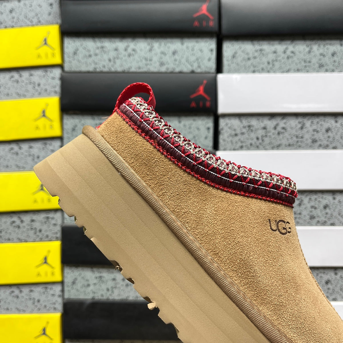 Chestnut Platform Slip-On Shoes