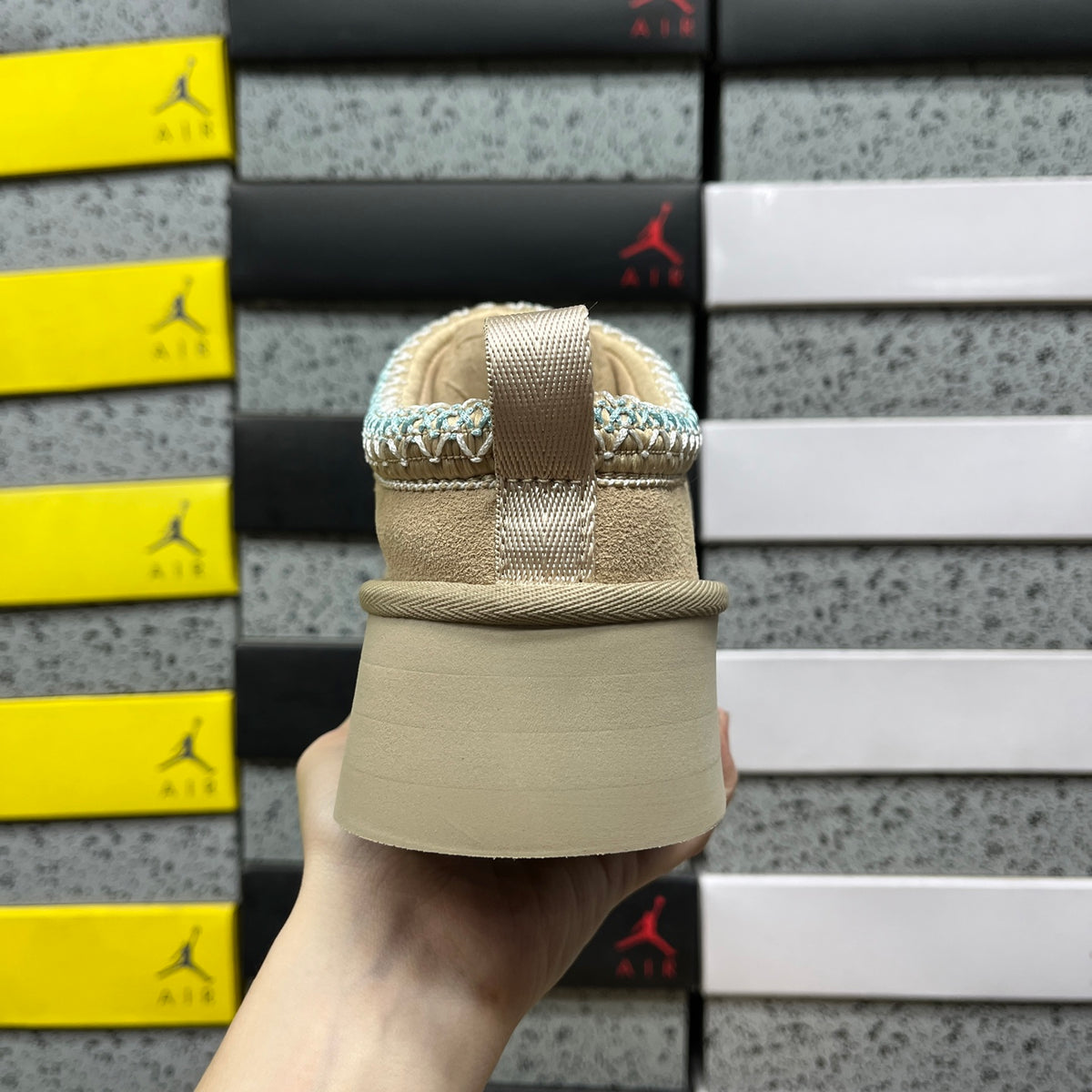 UGG Platform Slip-On Shoes in Sand | Style 1122553