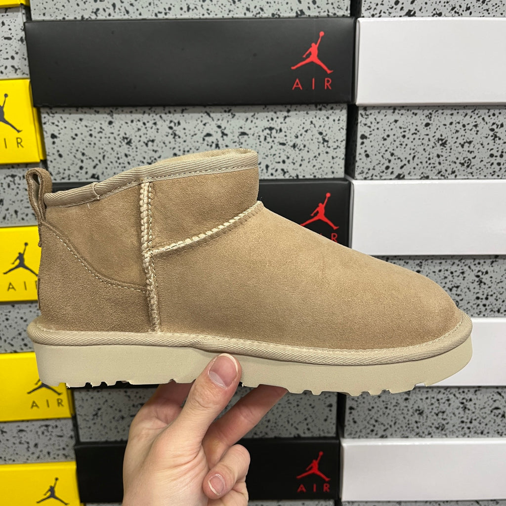 Sand Mini Pull-On Ankle Boots