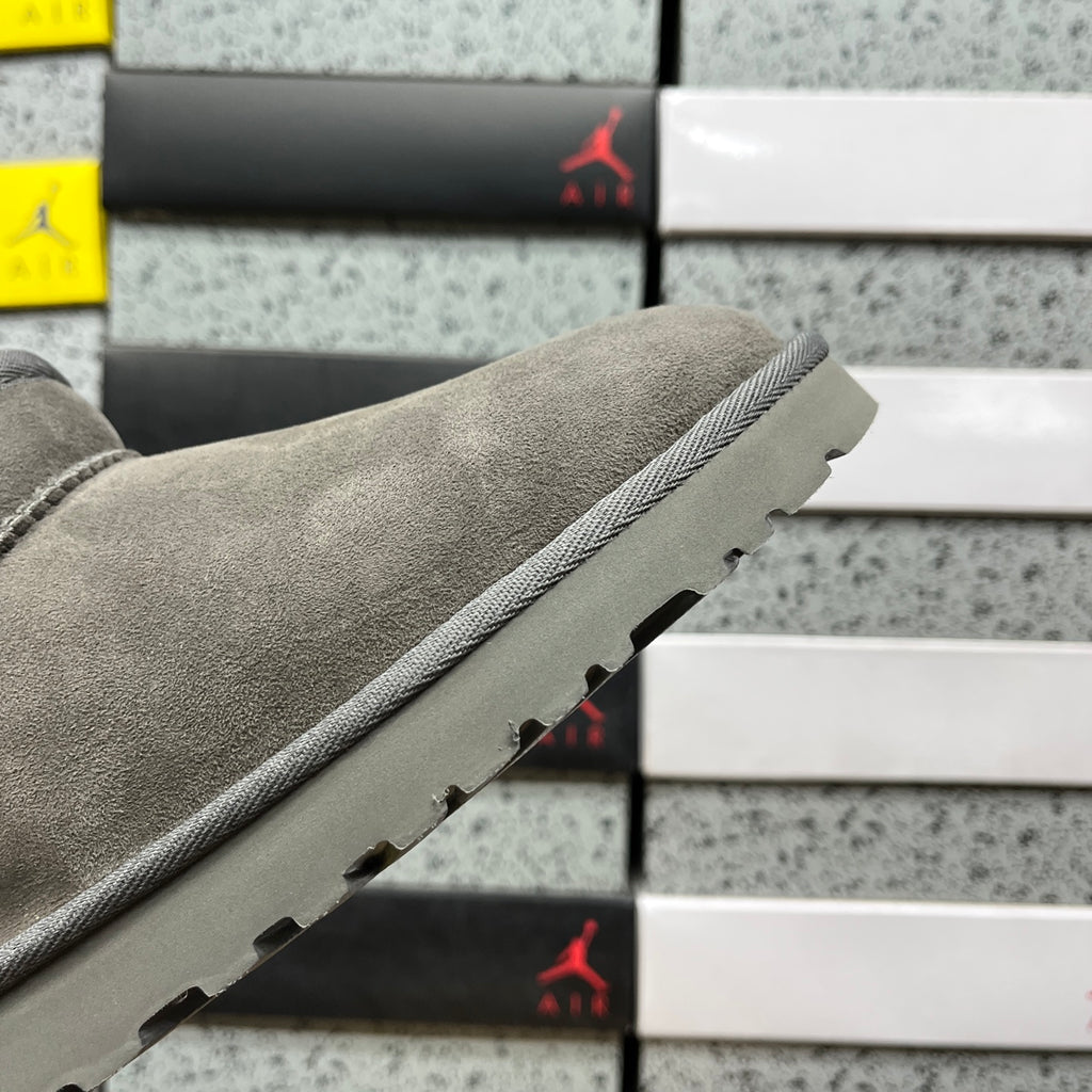 Grey Classic Mini Pull-On Ankle Boots