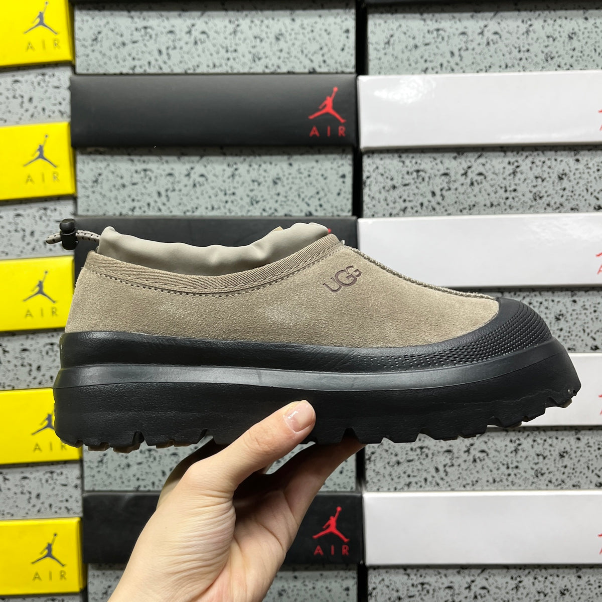 Misty Grey Casual Shoes with Black Sole