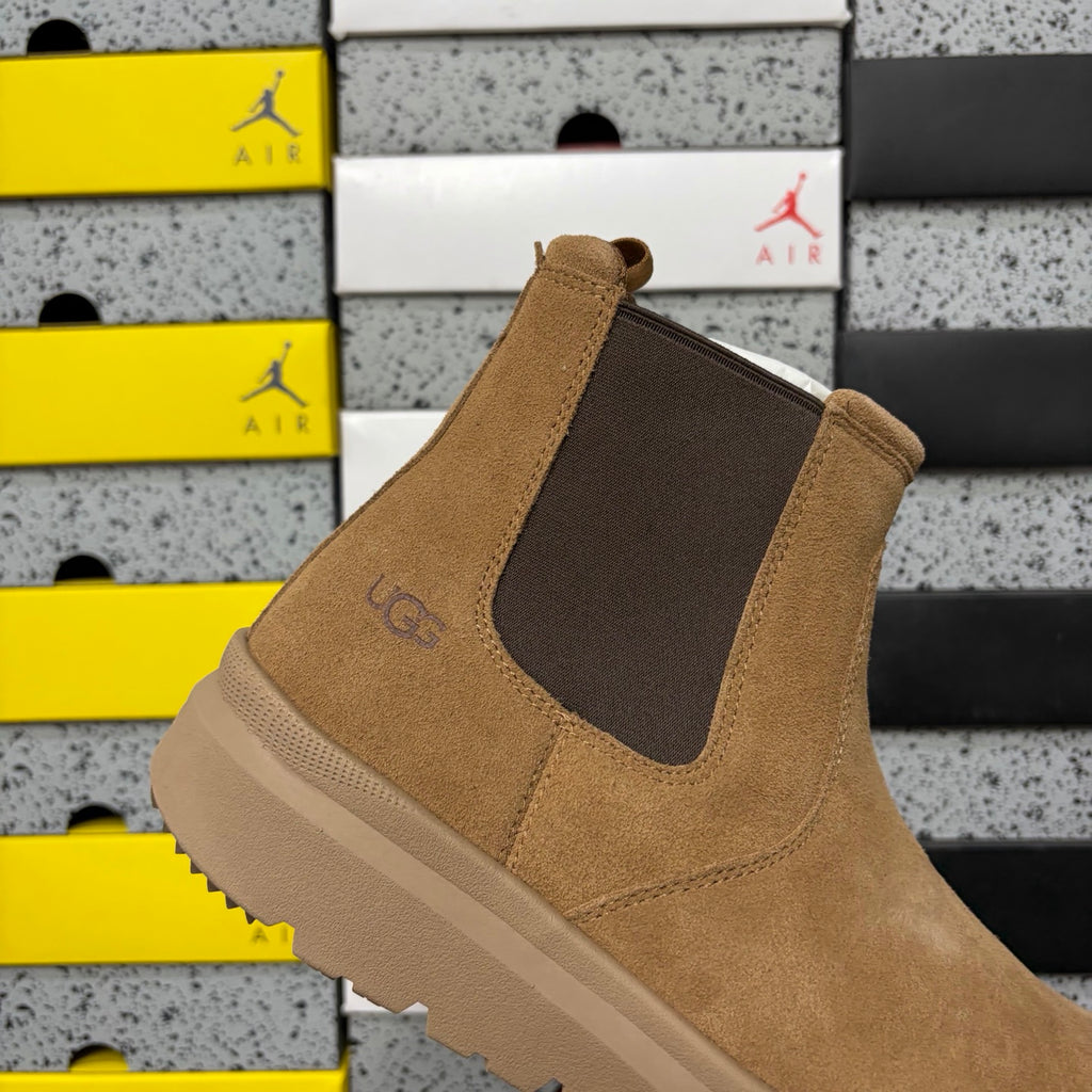 Chestnut Chunky-Sole Chelsea Boots