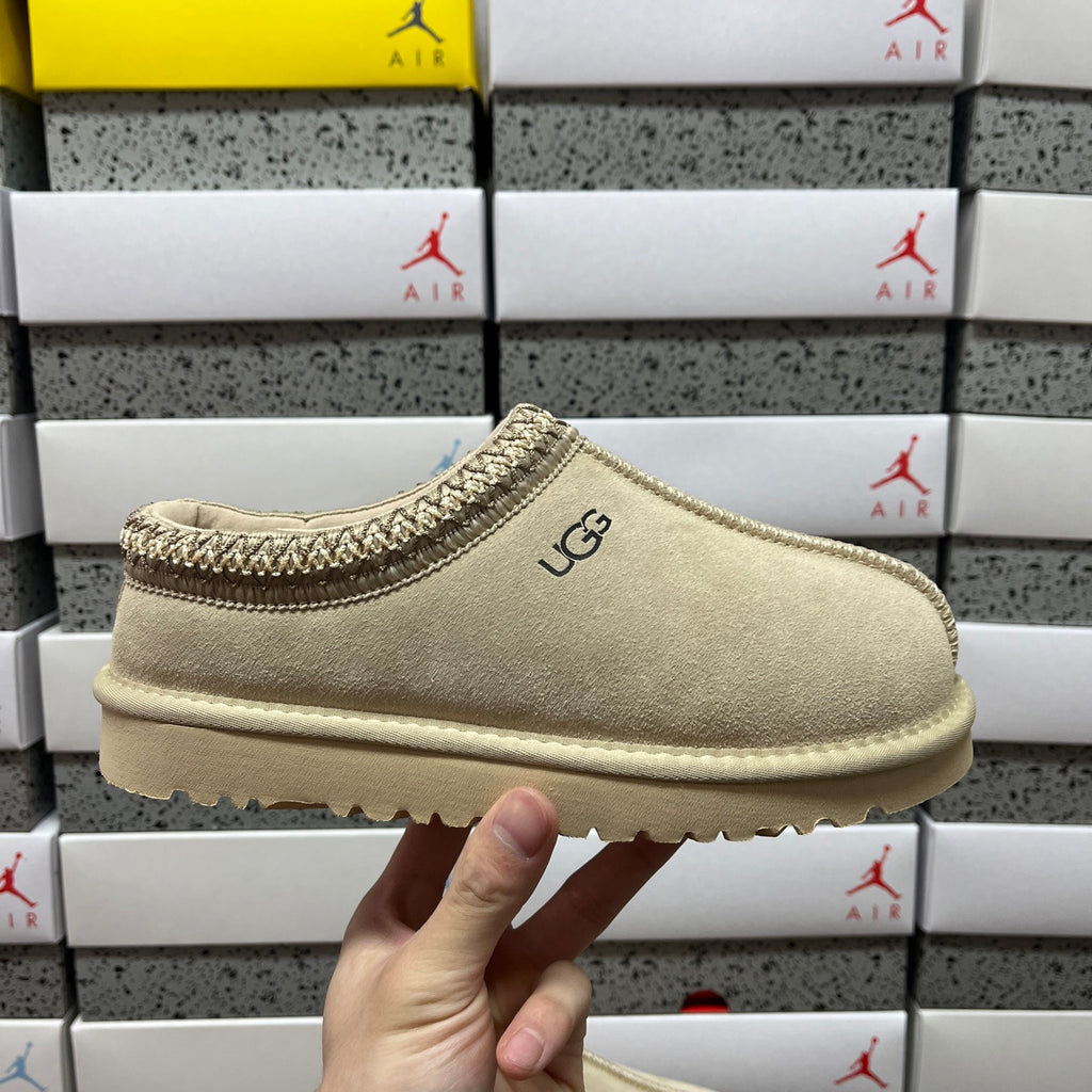 Mustard Seed Slip-On Shoes with Braided Collar