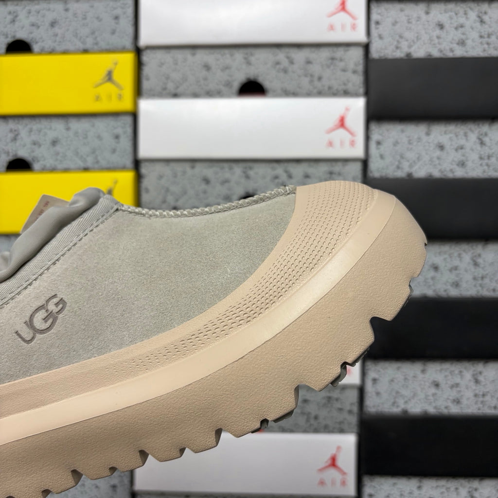 Light Grey Slip-On Shoes with Cream Chunky Sole