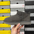 Grey Mini Casual Boots