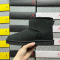 Black Classic Mini Pull-On Boots
