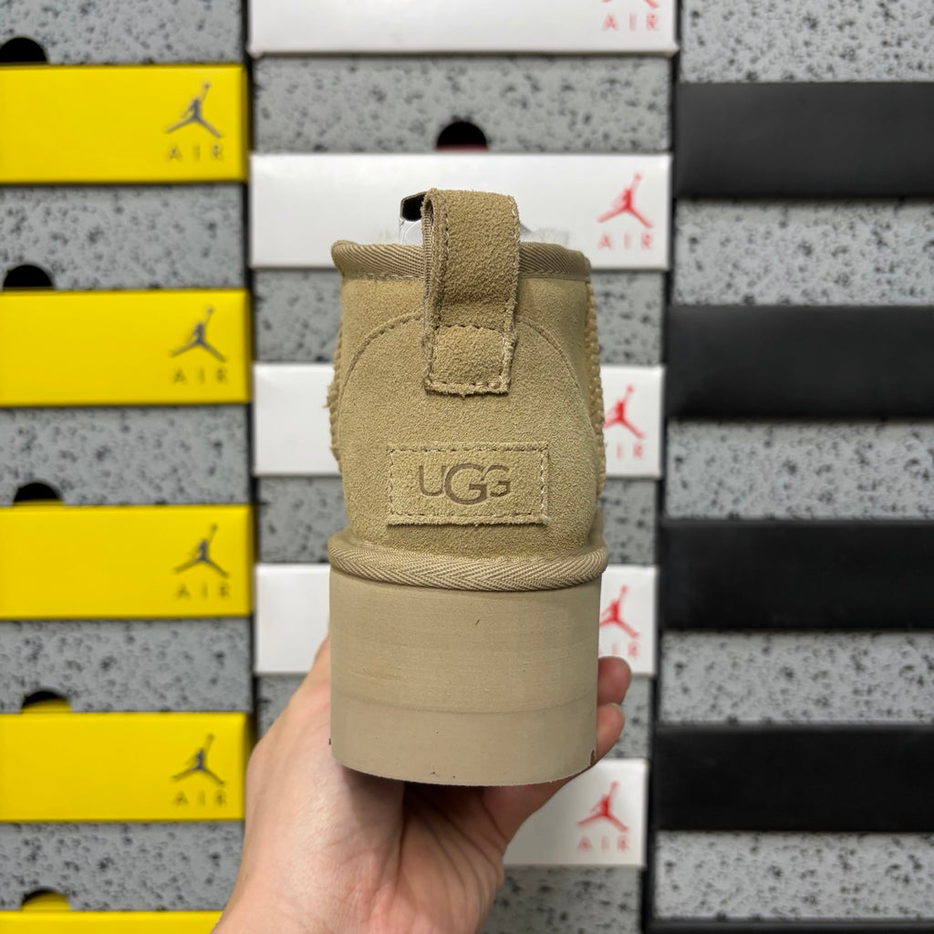 UGG Mustard Mini Boots with 5 cm Platform