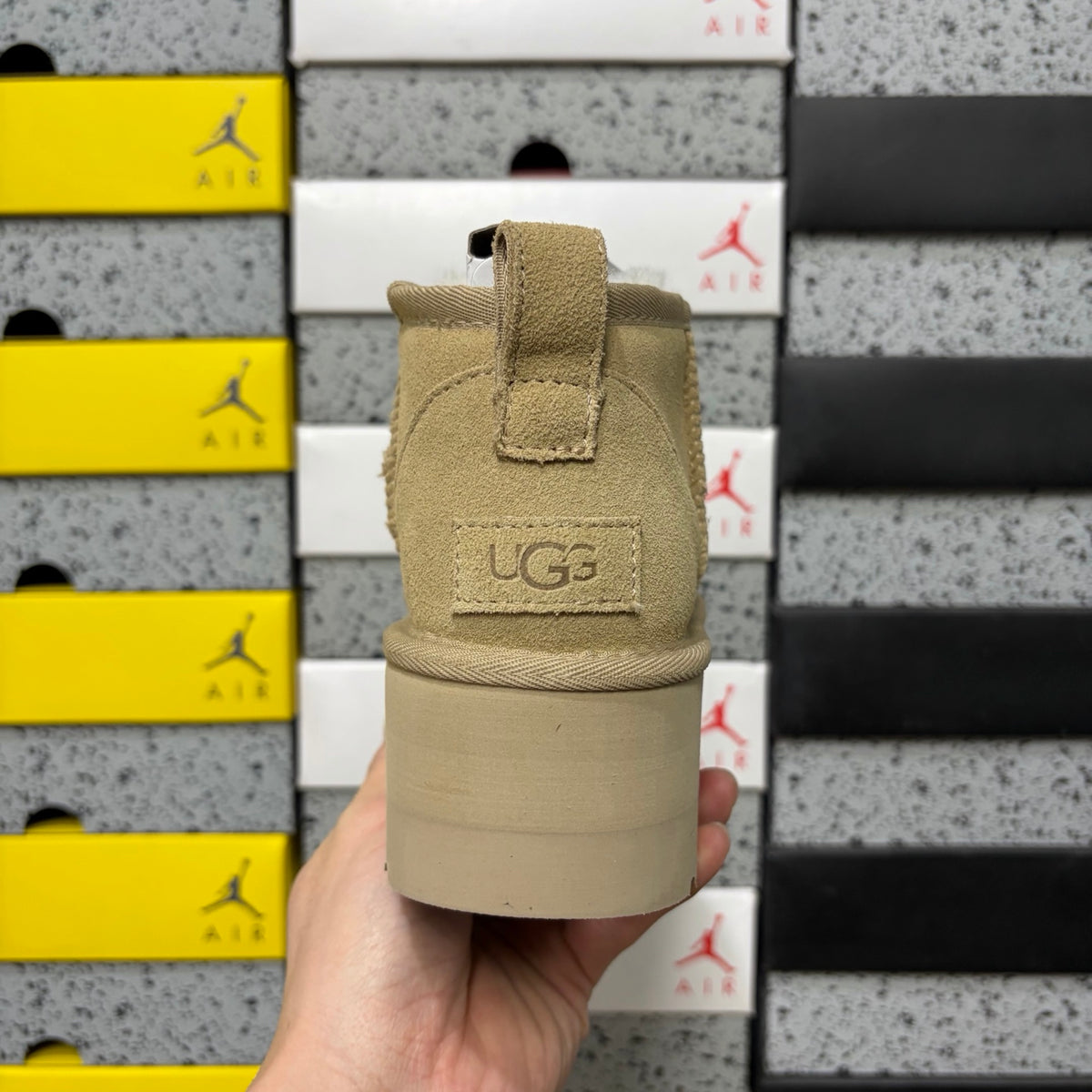 UGG Mustard Mini Boots with 5 cm Platform