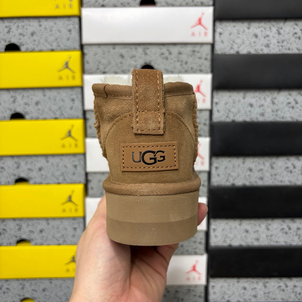 UGG Chestnut Platform Mini Boots