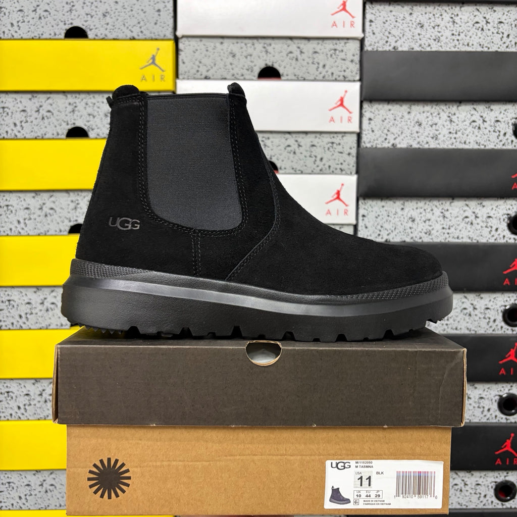 Black Chunky-Sole Chelsea Boots