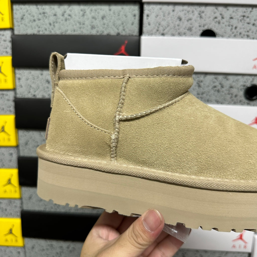 UGG Mustard Platform Mini Boots