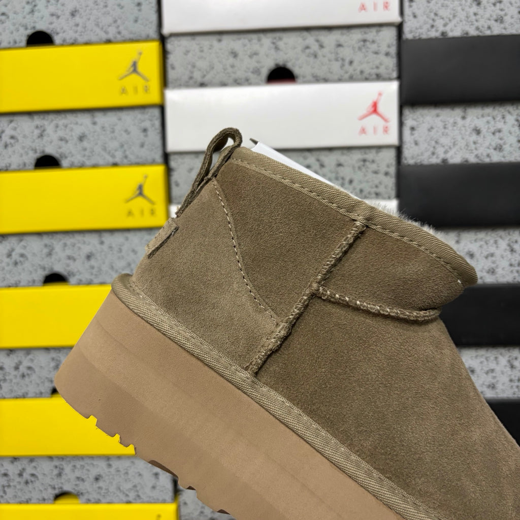 Chestnut Mini Platform Boots – 5 cm Sole