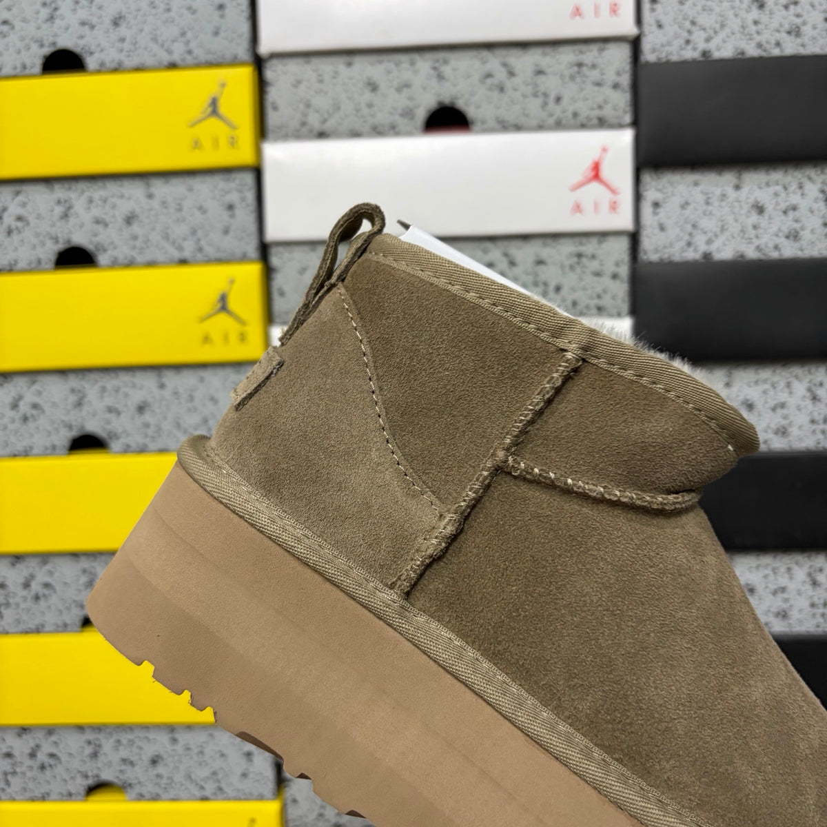 Chestnut Mini Platform Boots – 5 cm Sole