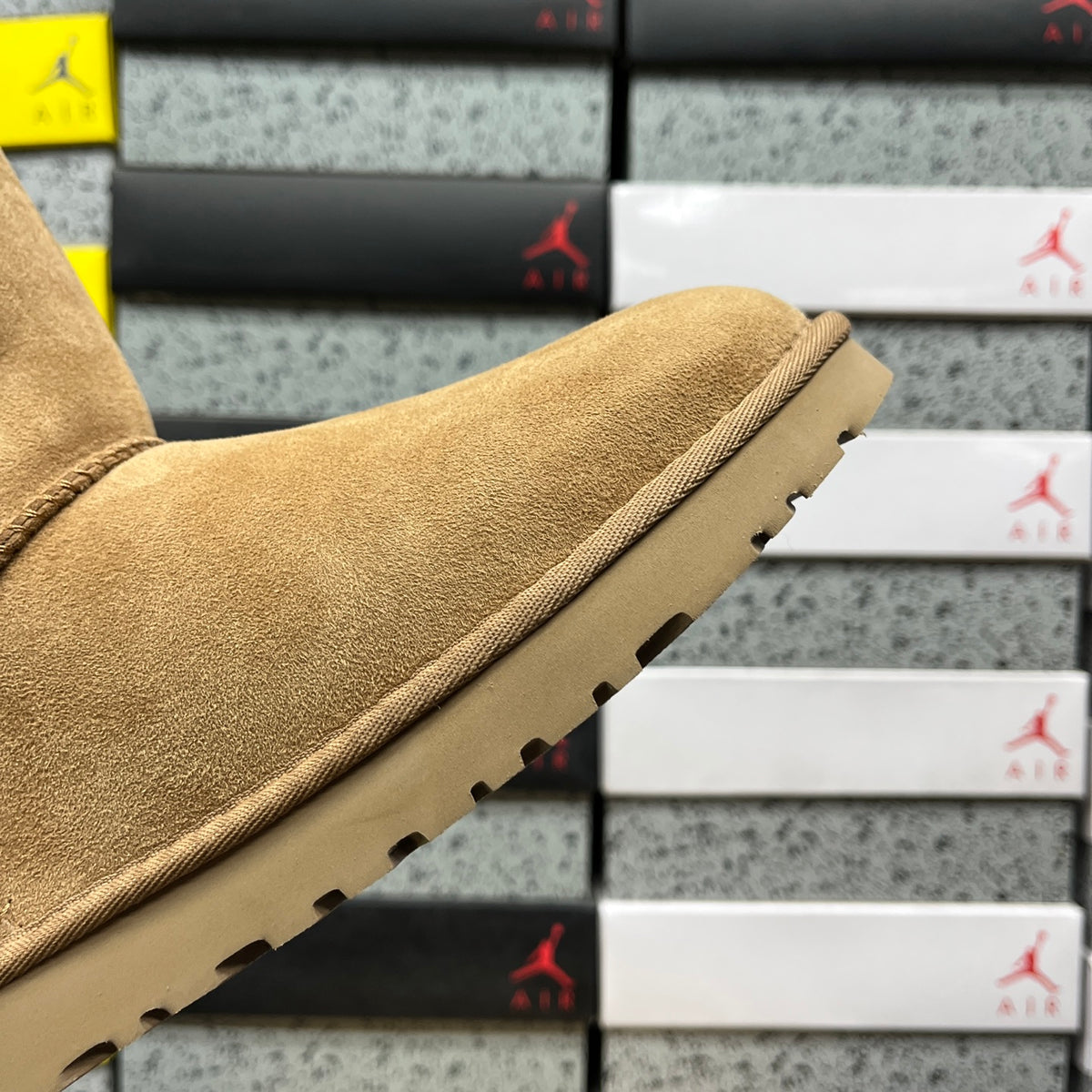 Chestnut Button-Detail Short Boots