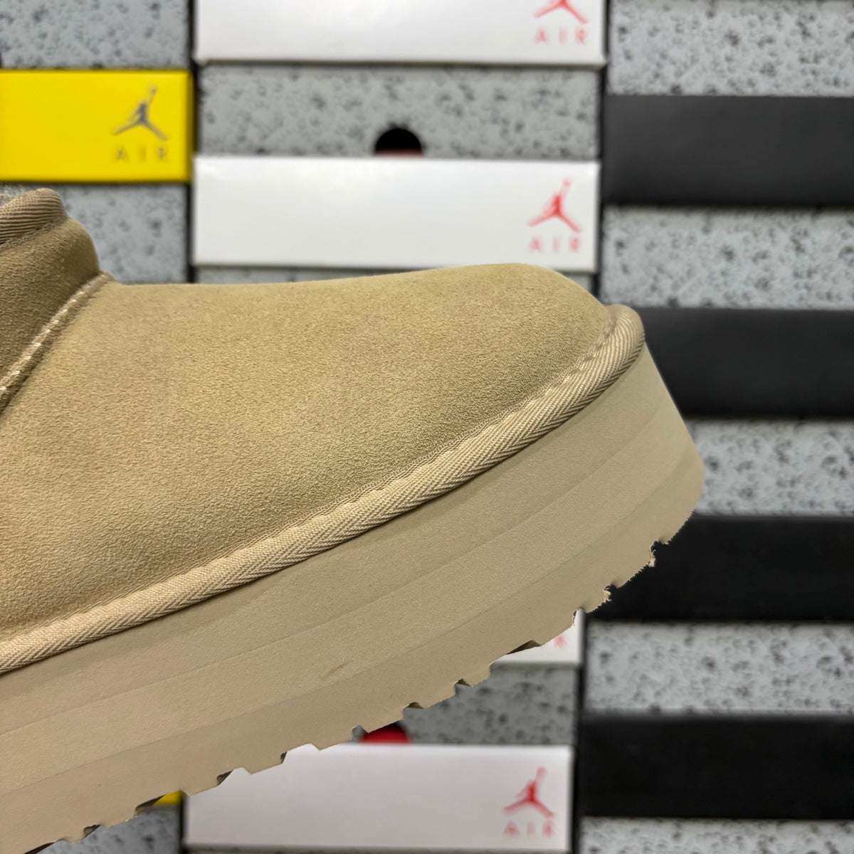 UGG Mustard Mini Boots with 5 cm Platform