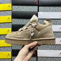 Sand Chunky-Sole Lace-Up Shoes