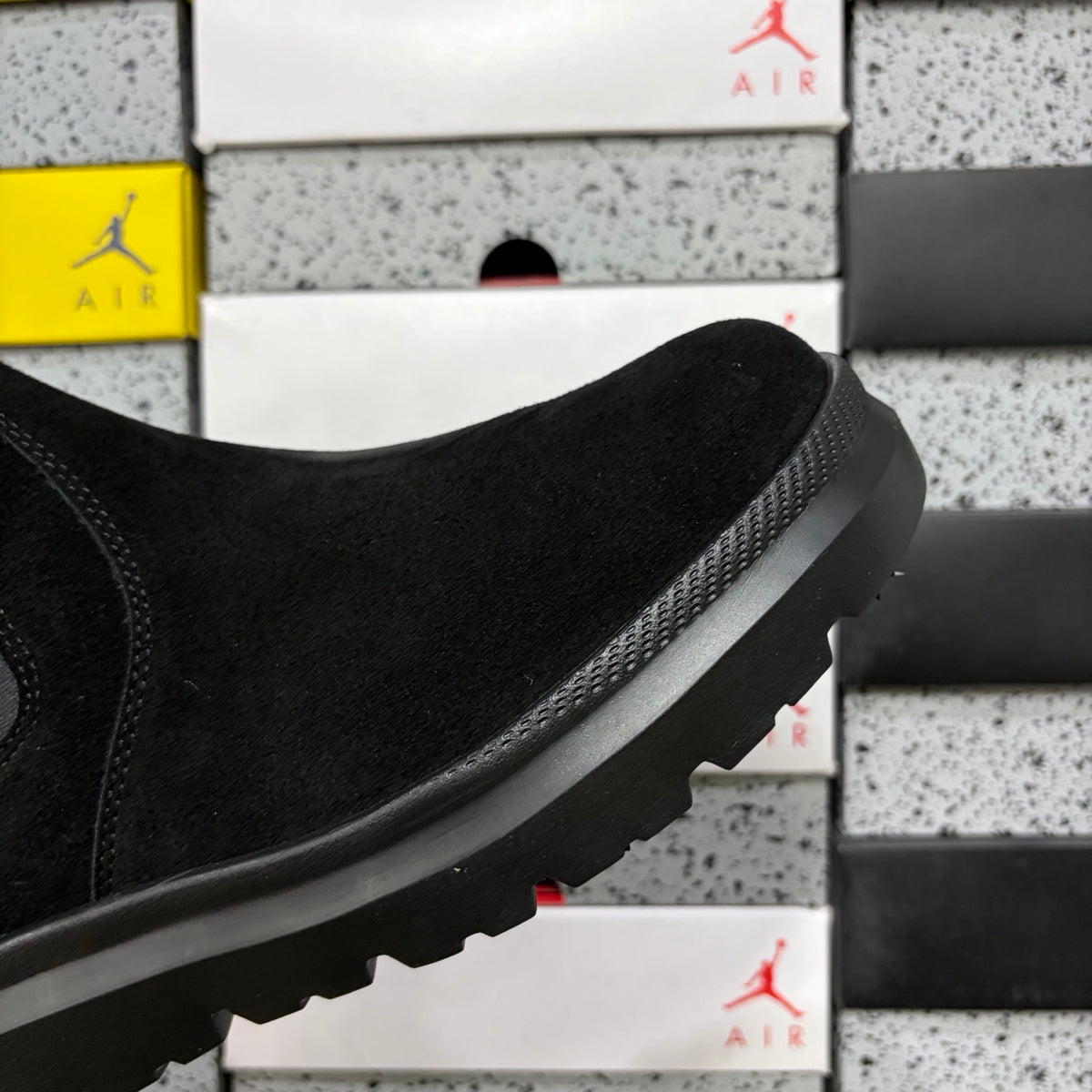 Black Chunky-Sole Chelsea Boots