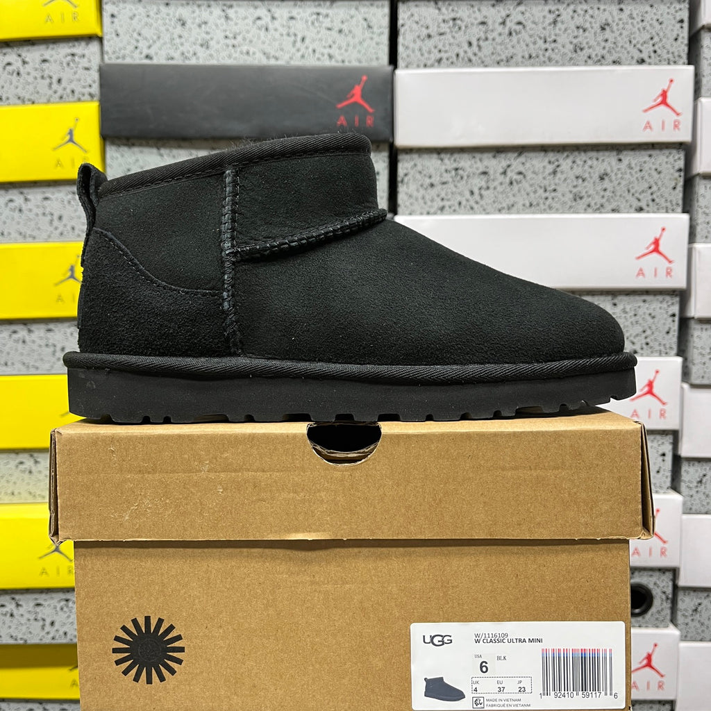 Black Classic Mini Pull-On Ankle Boots